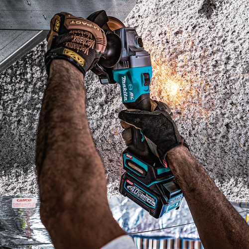 Makita 40V Max XGT Brushless Cordless 4‑1/2” / 5" Angle Grinder Kit, with Electric Brake