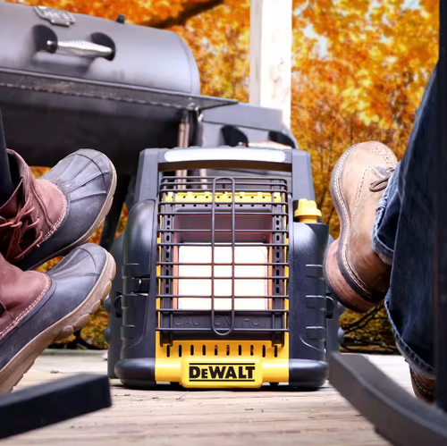 DeWalt 12000-BTU Portable Radiant Outdoor Propane Heater