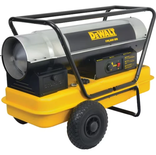 DeWalt 190,000 BTU Forced Air Kerosene / Diesel Heater with Thermostat