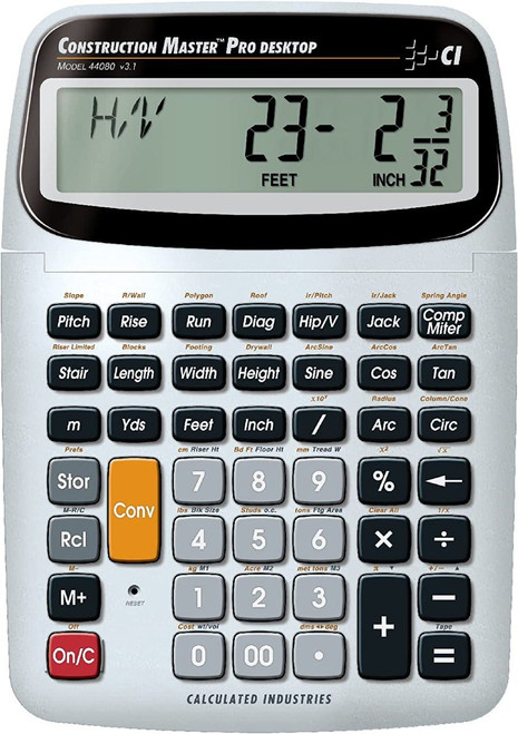 Calculated Industries Construction Master Pro Desktop Calculator