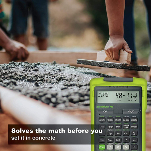 Calculated Industries Concrete Calc Pro Calculator
