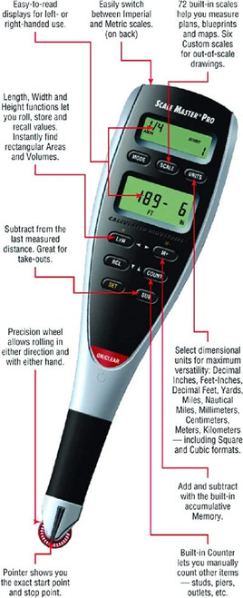 Calculated Industries Scale Master Pro Digital Plan Measure