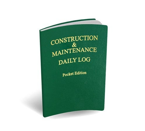 4" X 6.5" 3 Month Pocket Log Book