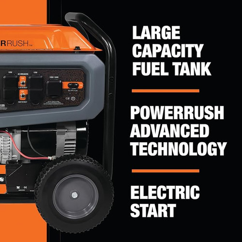 Generac GP6500E Portable Generator - Electric Start