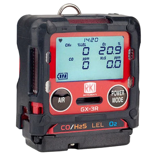 RKI GX-3R 4 Gas Monitor (LEL/ O2/ H2S/CO) with Case