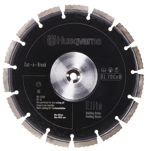 Husqvarna EL70 Cut-n-Break 2pc Diamond Blade Set