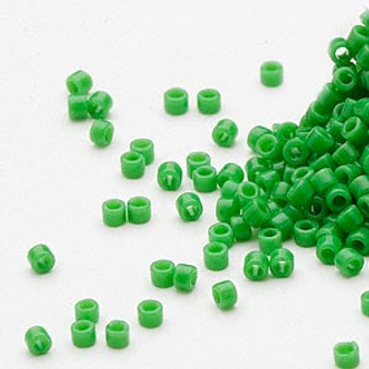 DB0724 - 11/0 - Miyuki Delica - Opaque Pea Green - 50gms - Cylinder Seed Beads