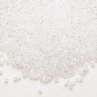 DB0231 - 11/0 - Miyuki Delica - Lined Crystal  White - 50gms - Cylinder Seed Beads