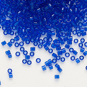 DB0707 - 11/0 - Miyuki Delica - transparent Sapphire - 50gms - Cylinder Seed Beads
