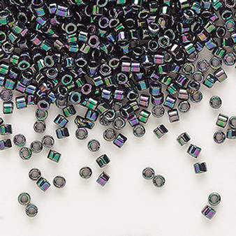 DB1001 - 11/0 - Miyuki Delica - Opaque Rainbow Purple Rose - 50gms - Cylinder Seed Beads