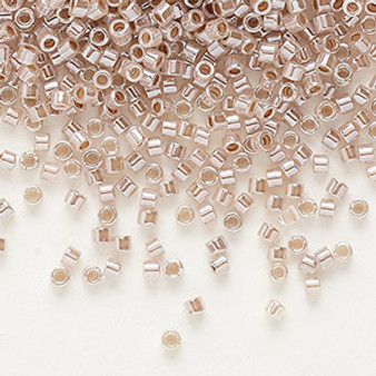 DB0256 - 11/0 - Miyuki Delica - Colour Lined Blush - 50gms - Cylinder Seed Beads