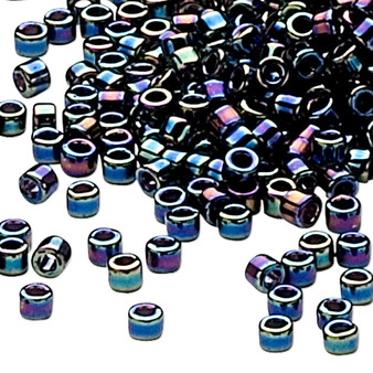 DB0005 - 11/0 - Miyuki Delica - Medium Blue Iris - 50gms - Cylinder Seed Beads
