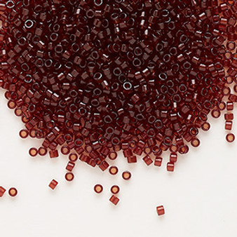 DB1102 - 11/0 - Miyuki Delica - Transparent Dark Cranberry - 50gms - Cylinder Seed Beads