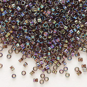 DB0180 - 11/0 - Miyuki Delica - Transparent Bronze AB - 50gms - Cylinder Seed Beads