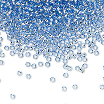 TR-11-33 - 11/0 - TOHO BEADS® - Transparent Silver Lined Light Sapphire - 7.5gms - Glass Round Seed Beads