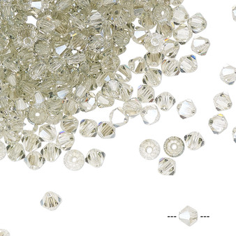 4mm - Preciosa Czech - Crystal Viridian - 144pk - Faceted Bicone Crystal