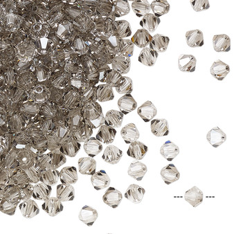4mm - Preciosa Czech - Crystal Velvet - 144pk - Faceted Bicone Crystal