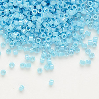 DB0215 - 11/0 - Miyuki Delica - Opaque Robin's Egg Blue - 50gms - Cylinder Seed Beads