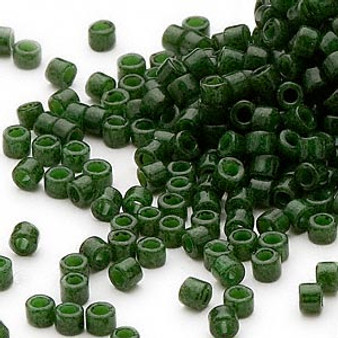 DB0663 - 11/0 - Miyuki Delica - Opaque Jade Green - 50gms - Cylinder Seed Beads
