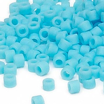 DB0755 - 11/0 - Miyuki Delica - Opaque Matte Light Blue - 50gms - Cylinder Seed Beads