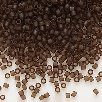 DB0769 - 11/0 - Miyuki Delica - Transparent Matte Brown - 50gms - Cylinder Seed Beads