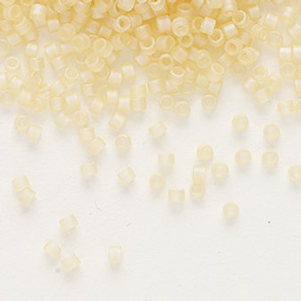 DB1287 - 11/0 - Miyuki Delica - Transparent Matte Luster Light Gold - 50gms - Cylinder Seed Beads