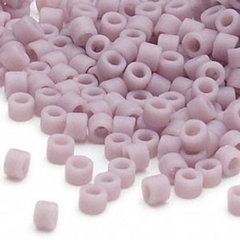 DB0758 - 11/0 - Miyuki Delica - Opaque Matte Light Amethyst Purple - 50gms - Cylinder Seed Beads