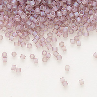 DB0857 - 11/0 - Miyuki Delica - Transparent Matte Rainbow Light Violet - 50gms - Cylinder Seed Beads
