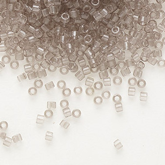 DB1416 - 11/0 - Miyuki Delica - Transparent Crystal Glazed Smoke - 7.5gms - Cylinder Seed Beads