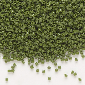 DB1135 - 11/0 - Miyuki Delica - Opaque Avocado - 50gms - Cylinder Seed Beads