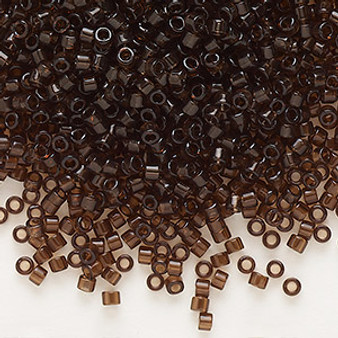 DB0715 - 11/0 - Miyuki Delica - Transparent Coffee - 50gms - Cylinder Seed Beads