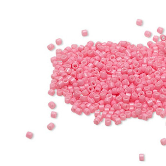 DB2117 - 11/0 - Miyuki Delica - Duracoat® Opaque Pink - 50gms - Cylinder Seed Beads