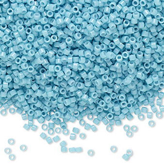 DB2128 - 11/0 - Miyuki Delica - Duracoat® Opaque Light Turquoise - 50gms - Cylinder Seed Beads