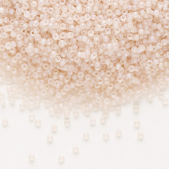 15-155FR - 15/0 - Miyuki - Translucent Matte Rainbow Pink Mist - 8.2gms Vial Glass Round Seed Beads