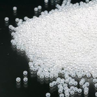 15-511 - 15/0 - Miyuki - Translucent Ceylon Pearl - 35gms Glass Round Seed Beads
