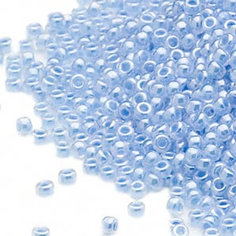 15-524 - 15/0 - Miyuki - Translucent Ceylon Sky Blue - 35gms Glass Round Seed Beads