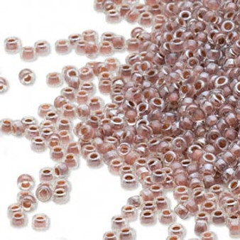 15-224 - 15/0 - Miyuki - Transparent Colour-Lined Luster Lilac - 35gms Glass Round Seed Beads