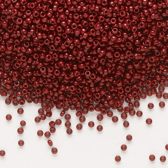 15-4470 - 15/0 - Miyuki - Duracoat Opaque Maroon - 35gms Glass Round Seed Beads