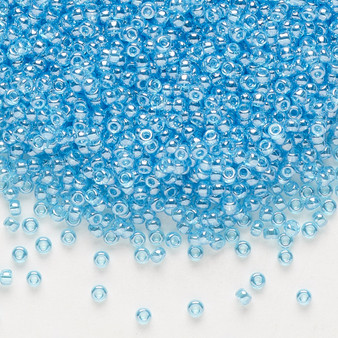 11-321D - 11/0 - Miyuki - Translucent Luster Ocean Blue - 250gms - Glass Round Seed Bead