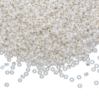 11-551 - 11/0 - Miyuki - Transparent Ceylon Silver - 250gms - Glass Round Seed Bead