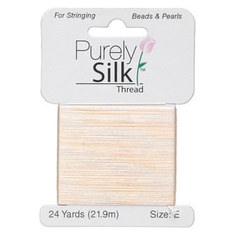 Thread, Purely Silk™, Pink. 1 x Card Size E - 24yds