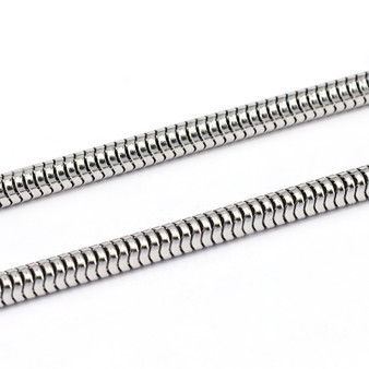 1 metre of Stainless Steel Snake Chain, 3.2mm