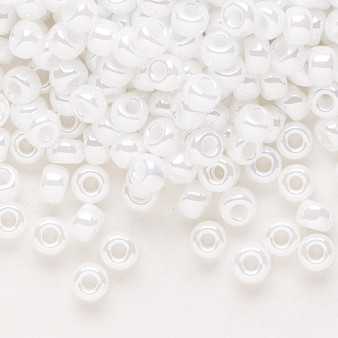 6-420 - 6/0 - Miyuki - Opaque Ceylon White - 25gms - Glass Round Seed Bead