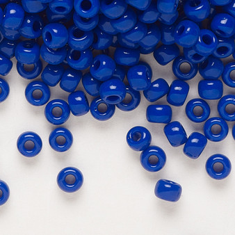 6-414 - 6/0 - Miyuki - Opaque Cobalt - 25gms - Glass Round Seed Bead