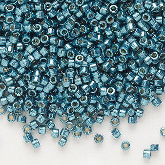 DB1847 - 11/0 - Miyuki Delica - Duracoat® Opaque Galvanized Dark Sea Foam - 50gms - Cylinder Seed Beads