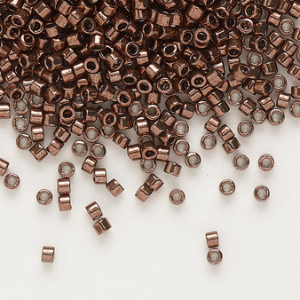 DB0460 - 11/0 - Miyuki Delica - Opaque Nickel-Finished Pale Copper - 50gms - Cylinder Seed Bead