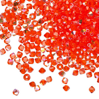 3mm - Preciosa Czech - Hyacinth AB - 144 pk - Faceted Bicone Crystal