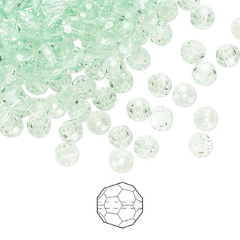 4mm - Preciosa Czech - Chrysolite - 144pk - Faceted Round Crystal