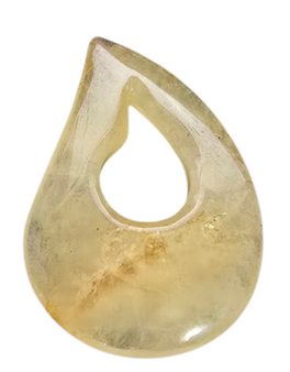 LAST STOCK: Gemstone teardrop Pendant 50mm x 35mm,  no hole