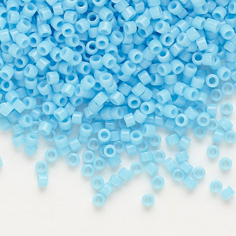 DB0725 - 11/0 - Miyuki Delica - Opaque Turquoise Blue - 250gms - Cylinder Seed Beads